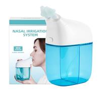 SEMIOEN Sistema de riego nasal, máquina de enjuague nasal, máquina de enjuague sinusal, máquina limpiadora de senos nasales con tanque de agua y tanque de recogida de residuos, limpiador de nariz para