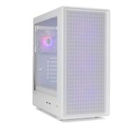 Semitorre NOX Infinity IOTA Mesh ARGB Blanco 4 Ventiladores Vidrio Templado