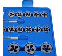 Semme 110 Piezas/establecimiento de Grifos de Rosca de Tuerca de Tornillo M2 Muere con Manejo de Llave Kit de Herramientas Manuales de Servicio Pesado para Taller Mecánico