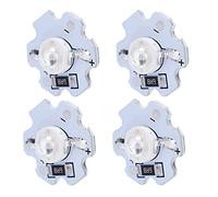 Semme 25 Chips LED de 5 V, 200 Lm, Cuentas de Lámpara LED de Alta Potencia para Accesorios de Iluminación de Bricolaje, Luz Verde 520 525 NM, Ideal para Linternas, Faros, Focos e Iluminación