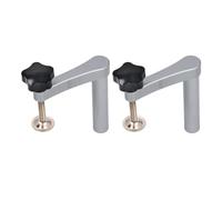 Semme 2PCS Banco de Carpintería Abrazadera de Sujeción para Perros Abrazadera Rápida de 19 Mm Presión de 600 Libras Aleación de Aluminio Acero Inoxidable para Bancos de Trabajo Profesionales de