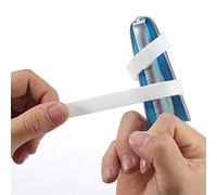 Semme 2pcs Dedo de Aluminio Mano férula recuperación lesión Dolor doblado deformación corrección(S)