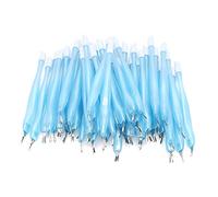 Semme 50 Uds Recortador de Cutículas Doble Empujador de Piel Muerta Limpiador de Uñas en Forma de V Herramienta Profesional de Arte de Uñas para Hombres y Mujeres