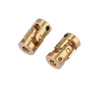 Semme Acoplamiento de Junta de 2 uds., Conector de Eje de Latón de 3x3mm para Motores, Modelo de Dirección, Coches, Robots, Alta Durabilidad