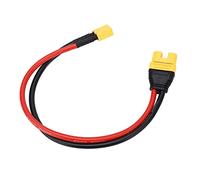 Semme Adaptador AS150U Hembra a Macho XT90 Conector de Llama de Límite de Corriente Alto con Carcasa de Silicona Cable de Alimentación 8AWG para Maceteros 35 Cm de Longitud
