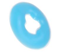 Almohada de silicona, almohadilla suave de la cara del masaje para el salón de belleza El cojín fresco del apoyo para la cabeza del cuidado de la piel para la relajación facial(azul celeste)