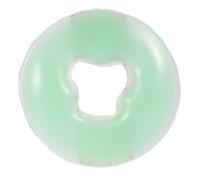 Almohada de silicona, almohadilla suave de la cara del masaje para el salón de belleza El cojín fresco del apoyo para la cabeza del cuidado de la piel para la relajación facial(Verde claro)