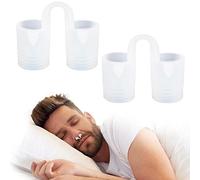 Semme AntiRonquidos Nasal Dilatador de Silicona 2Pcs para Aliviar dificultad para Respirar y Congestión Nasal,Mejor Dormir Respiración Ayuda Relief Ronquidos Ventilación para Nariz (S)