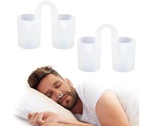 Semme AntiRonquidos Nasal Dilatador de Silicona 2Pcs para Aliviar dificultad para Respirar y Congestión Nasal,Mejor Dormir Respiración Ayuda Relief Ronquidos Ventilación para Nariz (L)