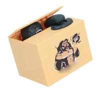 Semme Banco para Niños Diseño de Dibujos Animados Juguete de Ahorro Interactivo con Efectos de Sonido Herramienta de Gestión Financiera Divertida para Niños Material ABS Funciona con Pilas (Tipo 2)