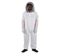 Semme Bee Kit Traje de Abeja Traje de Apicultura Xxxl de Apicultura Profesional con Mono Protector de Apicultor de Algodón para Adultos Transpirable con Diseño de Sombrero Compacto Apicultor (XXL)