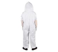 Semme Bee Kit Traje de Abeja Traje de Apicultura Xxxl de Apicultura Profesional con Mono Protector de Apicultor de Algodón para Adultos Transpirable con Diseño de Sombrero Compacto Apicultor (XL)