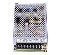 Semme Berm Fuente de Alimentación Conmutada de 120 W 5 V/12 V/5/12 CC Salida Carcasa de Aleación de Aluminio para Proyectos Industriales de Bricolaje Entrada 115/230 Vac