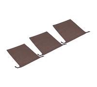 Semme Bolsa con Cordón para Zapatos, Bolsas con Cordón de Nailon de Gran Capacidad, Paquete de 3 Bolsas de Almacenamiento para Zapatos, Ropa, Viaje de 27x34cm (Café)