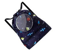 Semme Bolsa de Natación con Patrón de Dibujos Animados, Mochila de Playa con Cordón de Tela Oxford y Correa para Deportes de Niños (Espacio Grande)