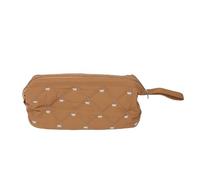 Semme Bolsa de Viaje Acolchada para Herramientas para el Cabello, Estuche de Almacenamiento de Accesorios para Peinado de Gran Capacidad con Apertura de Marco Rígido y Bolsillos (Caramelo)