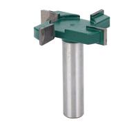 Semme Broca para Enrutador de Superficie de Spoilboard CNC, Vástago de 2 Pulgadas, 4 Flautas, Diámetro de Corte de 2 Pulgadas, de Corte de 3/8 para Aplanamiento de Losas, Madera Contrachapada