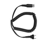 Semme Cable de Alimentación para Taladro de Uñas Eléctrico, Accesorios para Máquinas de Manicura, 0,8 M/5,9 Pies de Longitud con Diseño de Tres Enchufes, Disponible en Dos Colores (BLACK)