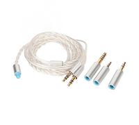 Semme Cable de Auriculares de Repuesto de Cobre único de 3,5 Mm para Ananda Sundara HE400 con Interfaz de 3 Entradas