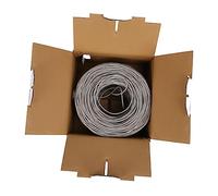 Semme Cable Ethernet Cat5e UTP 1000 Pies Oxígeno Cobre CMR Retardante de Llama, Ideal para Internet de Alta Velocidad y Monitoreo de Seguridad