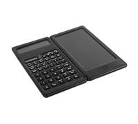Semme Calculadora Científica Plegable con Bloc de Notas, Bolígrafo, Calculadora Multifunción con Batería Solar para Estudiantes, Profesionales, Funciones Avanzadas de Matemáticas, Física, Química,