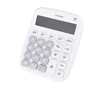 Semme Calculadora de Escritorio Grande con Batería, Elegante Calculadora de Oficina para Uso Doméstico, Aula y Negocios, Color Azul (White)