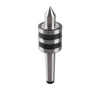 Semme Centro Giratorio en Vivo MT2 para Torno Punta de Acero de Alta Velocidad Cuerpo de Acero 40CR Diseño de Rodamiento a Prueba de Dureza 45 50 HRC Compatible con Tornos Manuales CNC