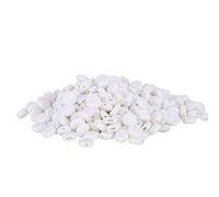 Semme Cerraduras de Cordón de Silicona 400 Uds. Hebillas de Ajuste Deslizantes de Silicona para Extensiones de Banda para la Oreja, Conectores de Hebilla de para Oreja de Ajuste Personalizado (WHITE)