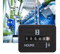 Semme Contador de Horas de Cuarzo de 10 80 V SYS 3 Contador de Tiempo del Generador del Motor de Alta Precisión con Diseño Completamente Sellado Ideal para Uso Industrial en Maquinaria Agrícola de