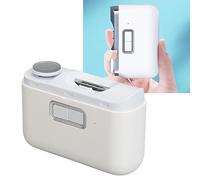 Semme Cortaúñas eléctrico 2 en 1 con interruptor de 2 velocidades, iluminación y cortaúñas automático para recoger los restos cortados para una manicura limpia e higiénica