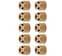 Semme Cr 10 Extrusor Engranaje Doble Engranaje MK8 Ex 10 Piezas Impulsor de Latón de para Impresoras 3D MK7 MK8-26 Dientes 40 Dientes Opciones Accesorios de Repuesto para Rueda Extrusora (40