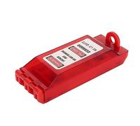 Semme Cubierta Abatible para Interruptor de Pared, Cubierta de Bloqueo de Interruptor Eléctrico Retardante de Llama Roja para Monitoreo Fácil y Mejorado en áreas de Aislamiento de Energía Industrial