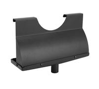 Semme Embudo de Drenaje de Grasa Trasero Recolector de Grasa de Gran Capacidad con Puerta de para Fiestas de Barbacoa Embudo de Hierro de Alto Calor con Soportes Magnéticos
