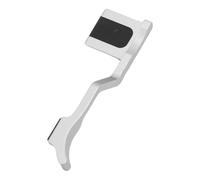 Semme Empuñadura para Pulgar con Cubierta para Zapata, Soporte Ergonómico para Reposapiés de Aleación de Aluminio para Accesorio de Fotografía de Cámara X T50 (Silver)