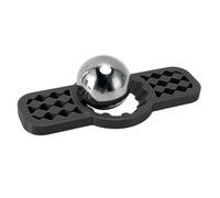 Semme Enfriador de café con Soporte Desmontable para Mejorar el Sabor, Esfera de Hielo de Acero Inoxidable para café, Whisky y cócteles. (BLACK)