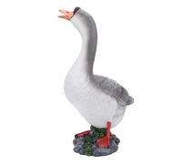 Semme Estatua de Jardín de Ganso, Escultura para Decoración del Hogar Al Aire Libre, Macizo de Flores, Fuente y Atractivo de Oficina (Postura del Lado Izquierdo)