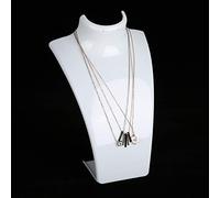 Semme Expositor de joyas de maniquí, 3 colores, busto para joyas, soporte para collares, soporte de acrílico, soporte para joyas, minorista, pendientes, accesorios de joyería, soporte para joyas,