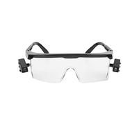 Semme Gafas de Seguridad LED, Gafas Protectoras Antivaho con Patas Ajustables y Lentes de Policarbonato, para Trabajo Al Aire Libre y áreas Frías