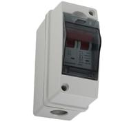 Semme Interruptor de Desconexión Solar Fotovoltaico Interruptor de Aislamiento de CC Fotovoltaico Caja de Disyuntores para Vehículos Recreativos en Miniatura Aislador de Circuito de 500 V IP65 16 A