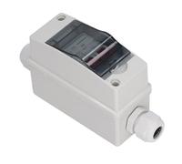 Semme Interruptor de Desconexión Solar Fotovoltaico Interruptor de Aislamiento de CC Fotovoltaico Caja de Disyuntores para Vehículos Recreativos en Miniatura Aislador de Circuito de 500 V IP65 16 A