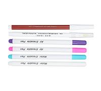 Semme Juego de 6 Bolígrafos de Costura Solubles, 5 Marcadores para Tela de Colores para Dibujar, Marcar y Hacer Patrones en Bordado y Artesanía