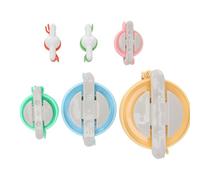 Semme Juego de 6 Piezas para Hacer Pompones de Pelusa, Kit de Herramientas para Tejer Hilo de Lana para Manualidades, Accesorios de Costura para Sombreros, Bufandas, Decoración del Hogar