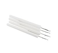 Semme Juego de Agujas de Crochet de Transferencia de 4 Piezas - Empujador de Plástico y Acero Inoxidable para Máquinas de Tejer SK119, SK370, SK272 y SK270