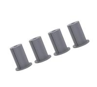 Semme Kit de Ojales de Cable Ethernet con Ojal de Paso de Pared de Cable de Goma de 4 Uds. para el Hogar Al Aire Libre Solución de Enrutamiento de de Fácil Instalación (Gray)