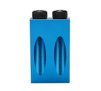 Semme Kit de Perforación de Agujeros de Bolsillo de 15° para Carpintería, 14 Uds., Juego de Brocas Oblicuas con Herramienta Localizadora Posicionadora