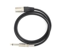 Semme Línea de Cable XLR Macho a Micrófono de 6,35 Mm para Micrófonos, Altavoces, Equipos de Escenario y DJ (XLR hembra 3 metros)