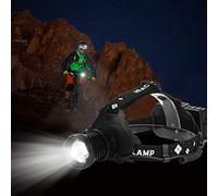 Semme Linterna Frontal XHP70 de Luz Fuerte con Función de Zoom, Carga USB, Luz de Pesca para Exteriores