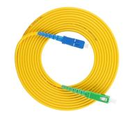 Semme Puente de Fibra óptica Monomodo SC/-SC/UPC Caja de PVC de de 15 Metros para Cable de Red