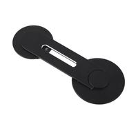 Semme Revolucionario Soporte para Teléfono Portátil, Soporte Magnético de Aluminio Giratorio de 360° para Dispositivos 12/13/14/15, sin Diseño, Fuerte Succión (Black)