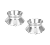 Semme Semme Adaptadores de Cubo Nab de Aluminio Pulido de 10 Pulgadas para Studer, y Dispositivo de Carga de Carrete a Carrete Fácil de Usar (Gold) (Silver)